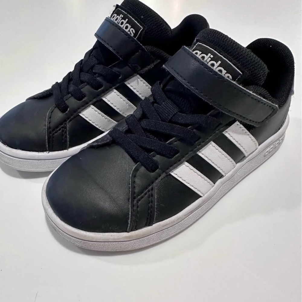 Adidas Grand Court Black and White Sneakers